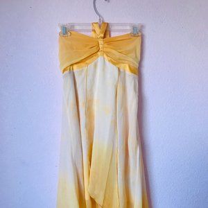 Bebe Silk Halter Style Dress